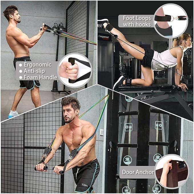 Power Resistance Bands for Workout for Women & Men (11pcs),
