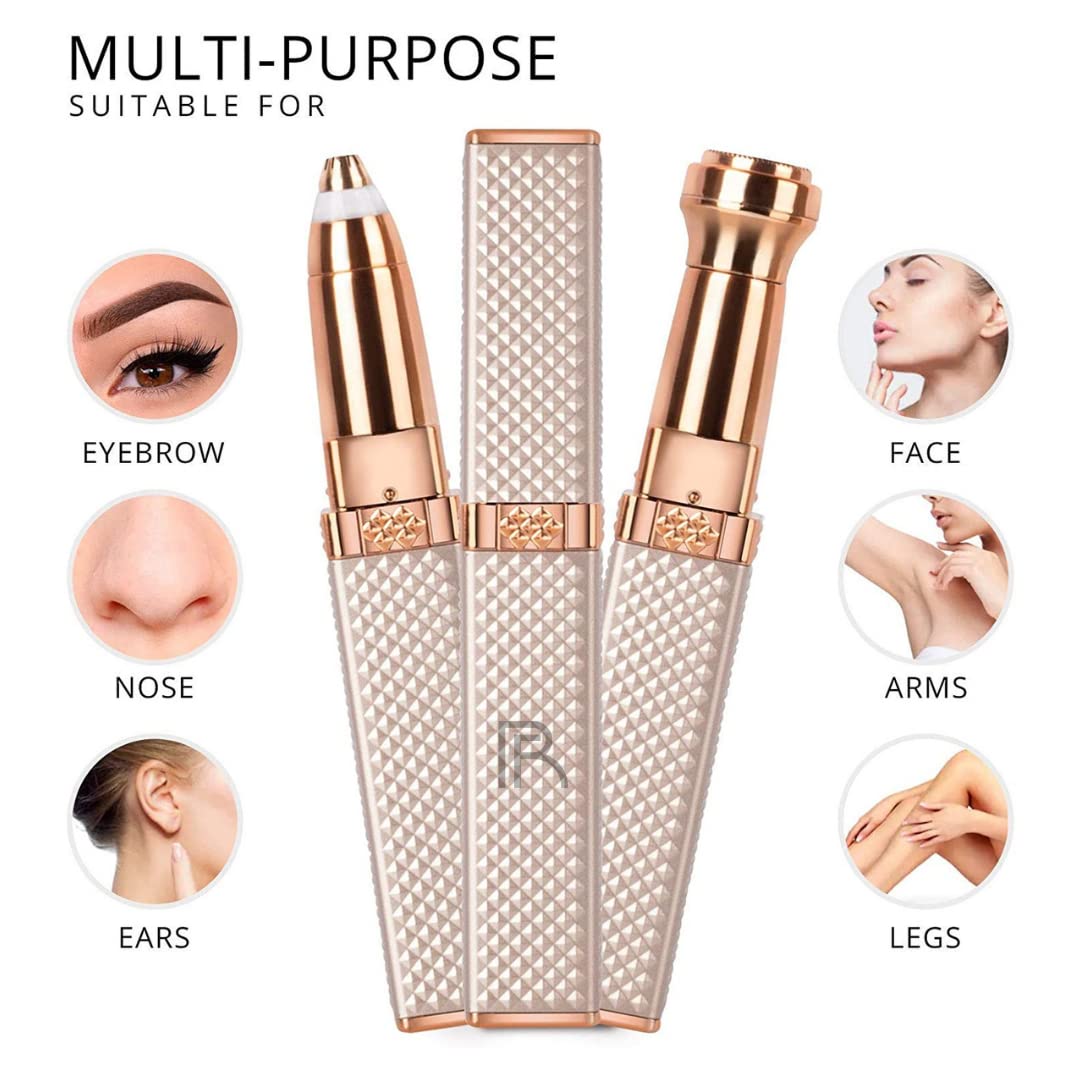 2 in 1 Rechargeable Women's Face Hair Remover
