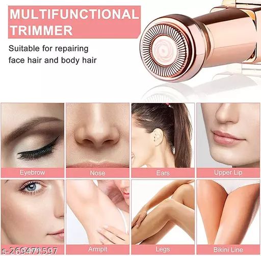 2 in 1 Rechargeable Women's Face Hair Remover
