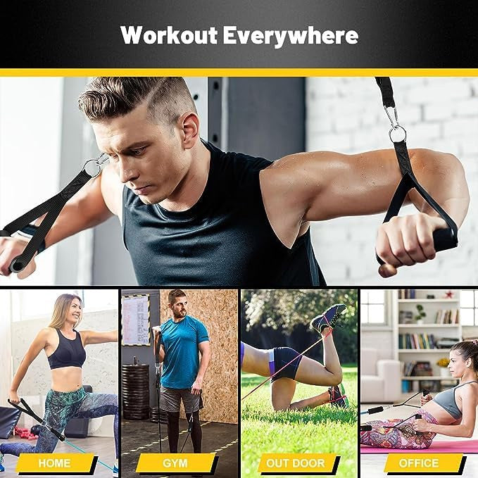 Power Resistance Bands for Workout for Women & Men (11pcs),