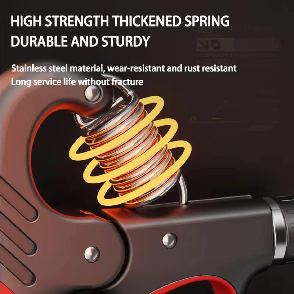 Non-Slip Hand Grip Strength Trainer for Fingers, Wrist, and Forearm – 5-60KG