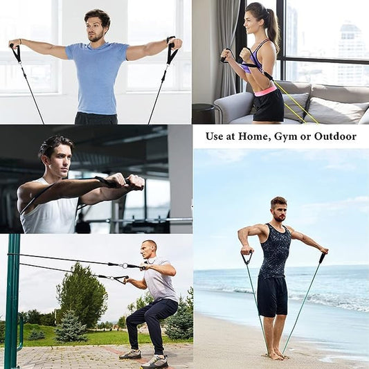 Power Resistance Bands for Workout for Women & Men (11pcs),