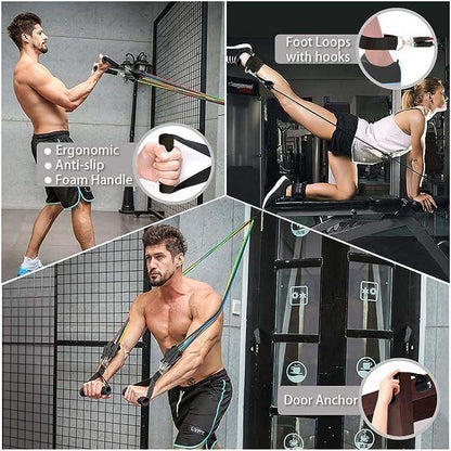 Power Resistance Bands for Workout for Women & Men (11pcs),