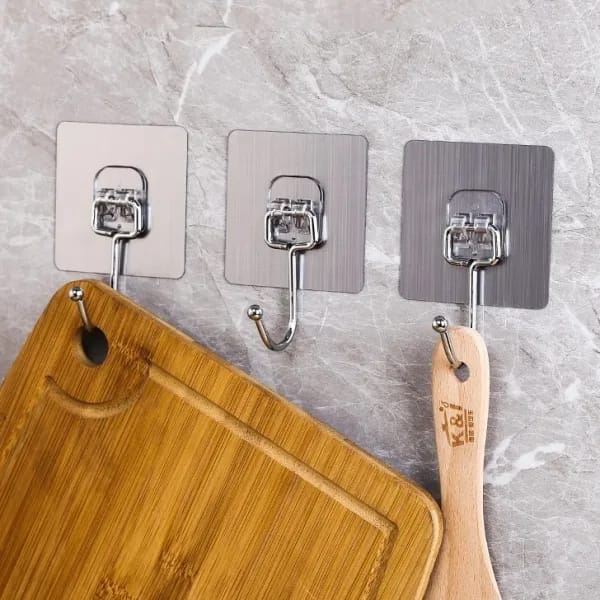 Large Adhesive Hooks for Hanging Heavy Duty Wall Hooks PVC
