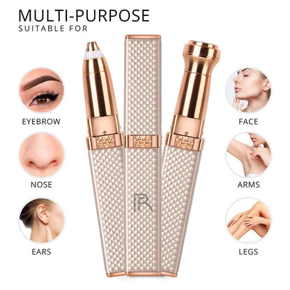 2 in 1 Rechargeable Women's Face Hair Remover