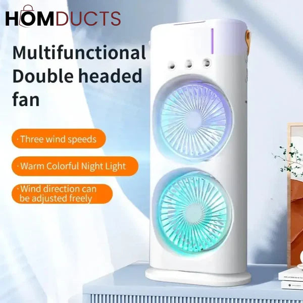 Double-Ended Spray Water Mist Fan