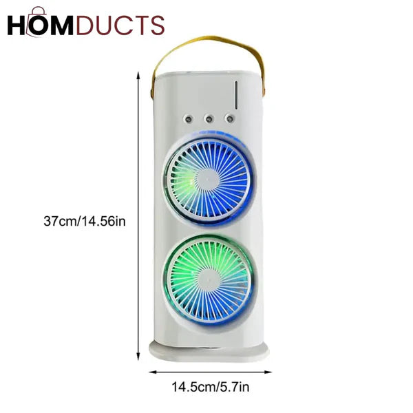 Double-Ended Spray Water Mist Fan