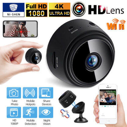 Mega Sale Offer - Mini Portable Wireless A9 Security Camera 1080P HD
