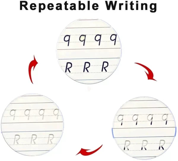 KIDS MAGIC PRACTICE BOOK (4 BOOKS + 1 PEN + 1 GRIP + 8 REFILL)