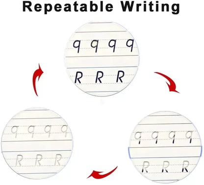 KIDS MAGIC PRACTICE BOOK (4 BOOKS + 1 PEN + 1 GRIP + 8 REFILL)