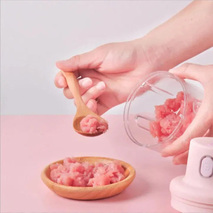 Wireless Mini Electric Garlic Food Chopper Ginger Vegetable Crusher Cutter Food Mixer Processor
