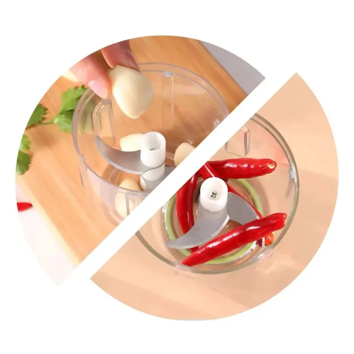 Wireless Mini Electric Garlic Food Chopper Ginger Vegetable Crusher Cutter Food Mixer Processor