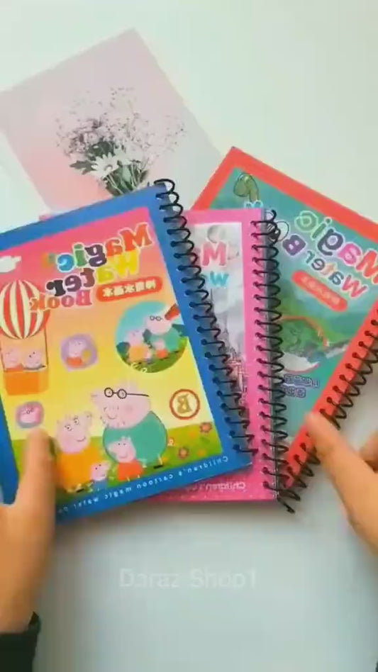 Magic Water Book Painting Drawing Coloring Board Book Doodle & Magic Water Pen